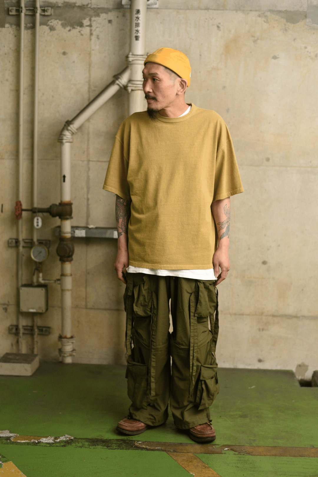 パンツ Re-Nylon 3 stripes techno cargo pants 🇬🇧 TECHNO PANTS｜Shiina Morine