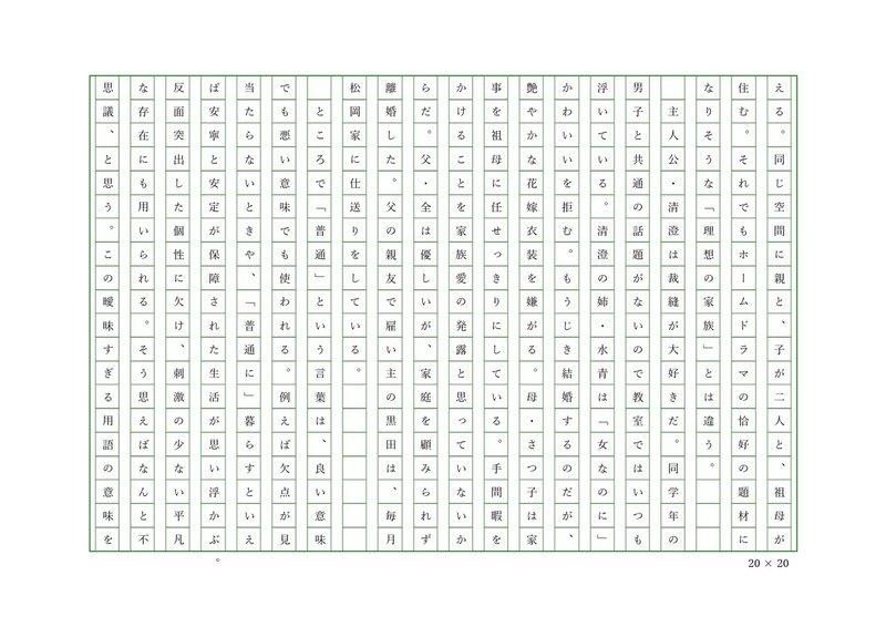 読書感想文 寺地はるな 水を縫う 400字原稿用紙5枚 ネコミミ ポリス Note