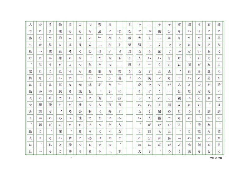 読書感想文 寺地はるな 水を縫う 400字原稿用紙5枚 ネコミミ ポリス Note 読書感想文 寺地はるな 水を縫う 400字原稿用紙5枚 ネコミミ ポリス Note