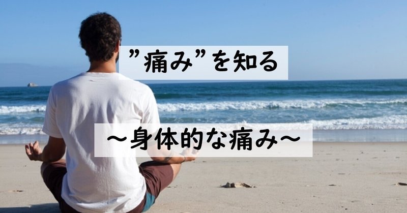 【医療・薬物治療】”痛み”を知る～身体的な痛み～