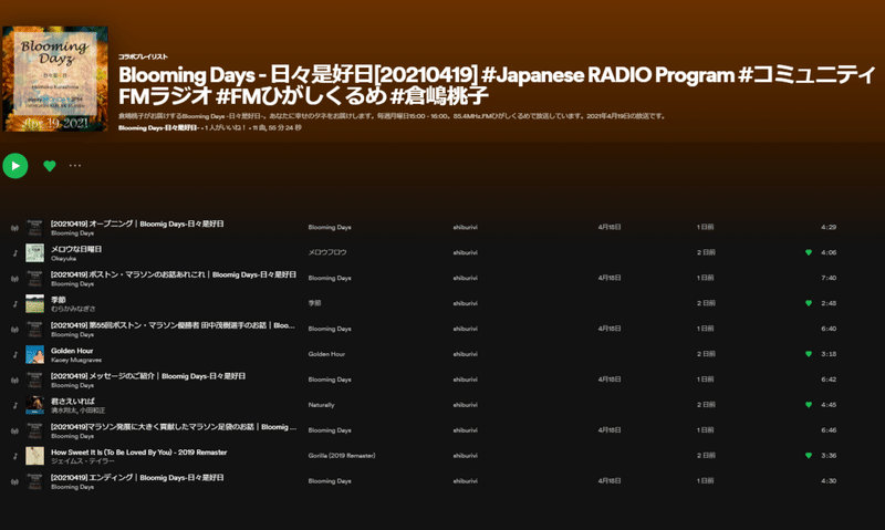 FireShot Capture 469 - Spotify – Blooming Days - 日々是好日[20210419] 