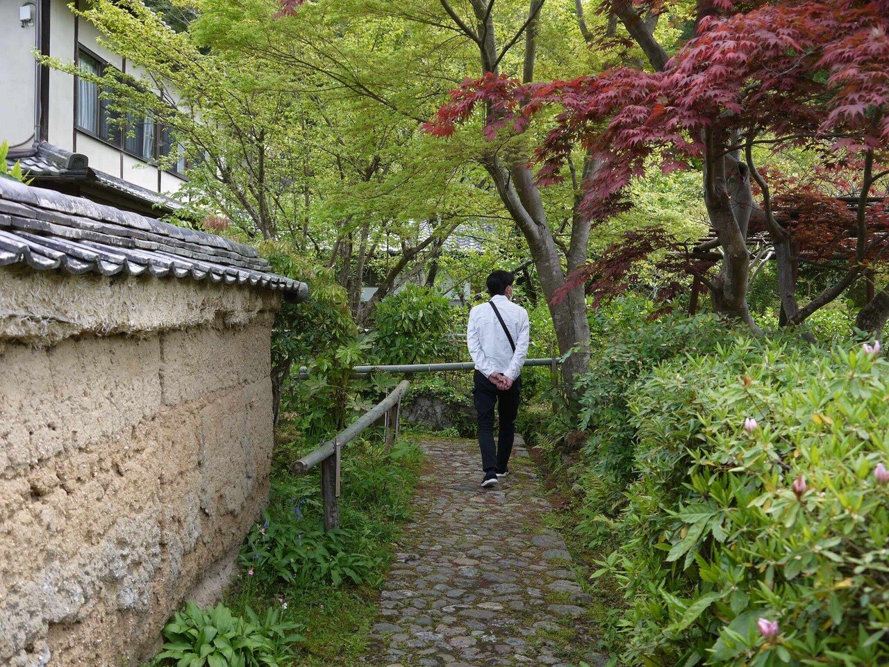 4月19日・京都木津川・浄瑠璃寺参道にある「あ志びの店」にてお昼ご飯