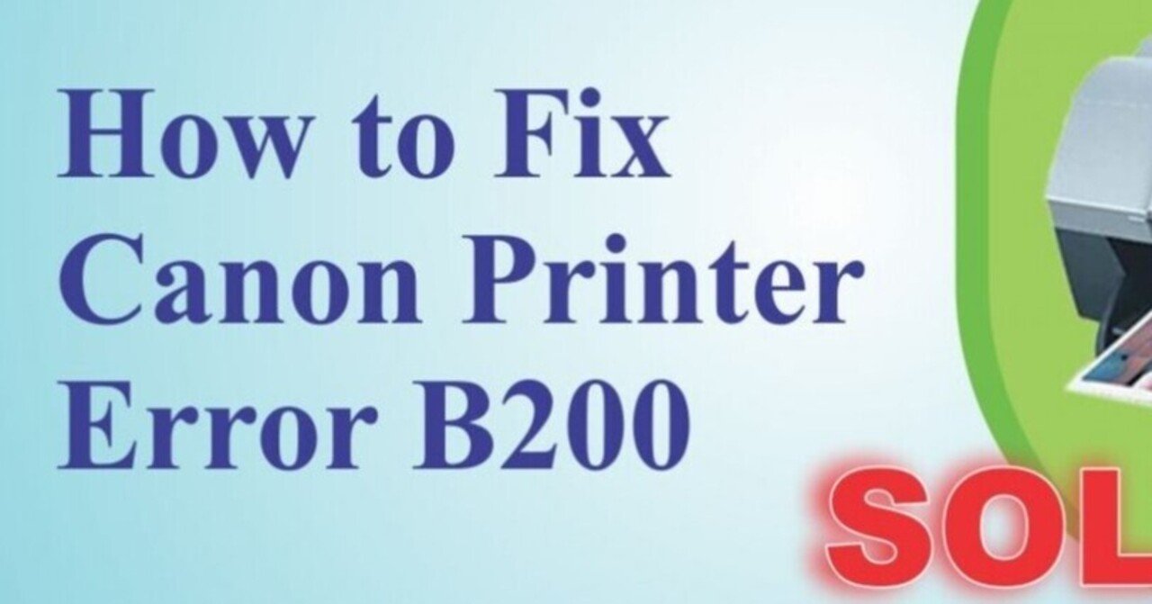 how do i fix a canon b203 error