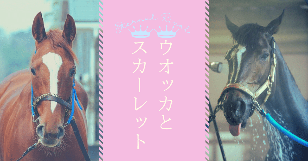 ウマ娘」で話題のライバル関係！ウオッカとダイワスカーレットの直接