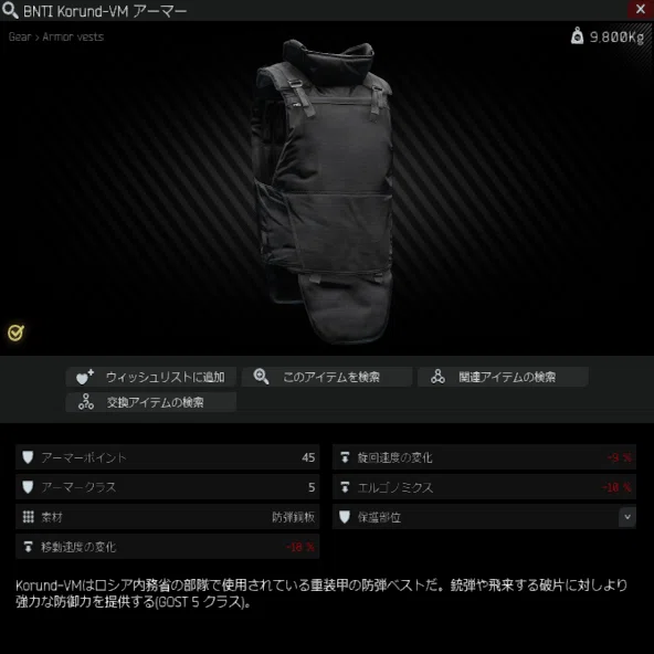 Tarkovでコスパの良いオススメ装備を紹介する 防具、バック編｜ブルカニロ