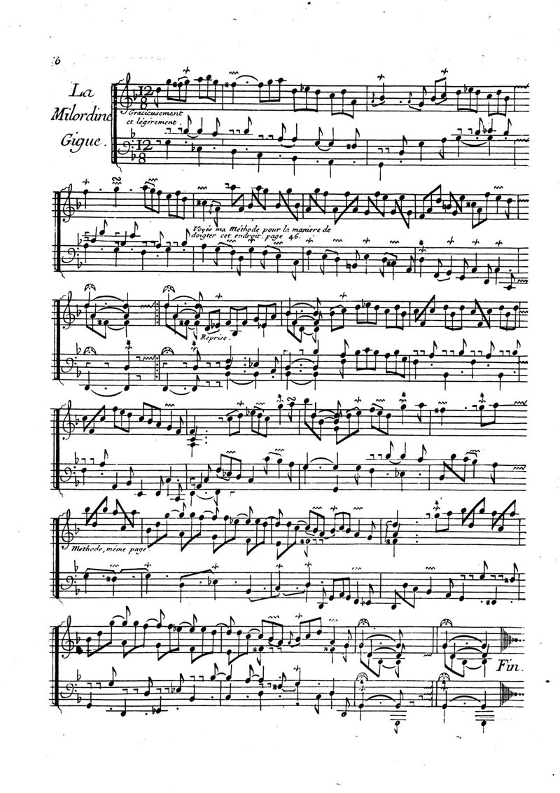 クープラン 第1オルドル 英国貴族 La Milordine 鍵盤楽器音楽の歴史 第95回 影踏丸 Note