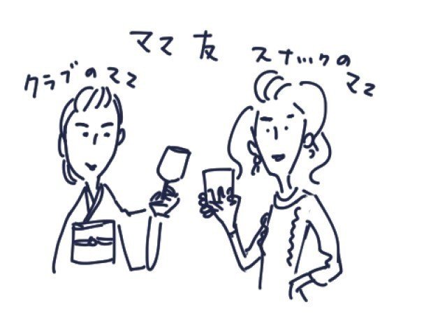 ママ友以外の呼び名を探す ワダシノブ イラスト マンガ Note ママ友以外の呼び名を探す ワダシノブ イラスト マンガ Note