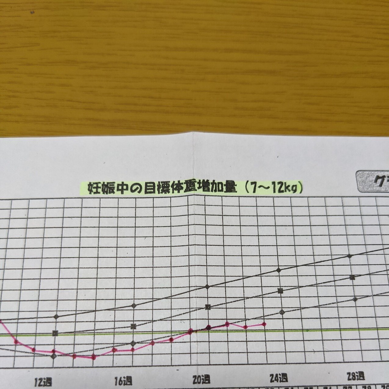 23週の健診で体重が増えないことを相談した 妊娠記録 ママ保育士chiaki Note