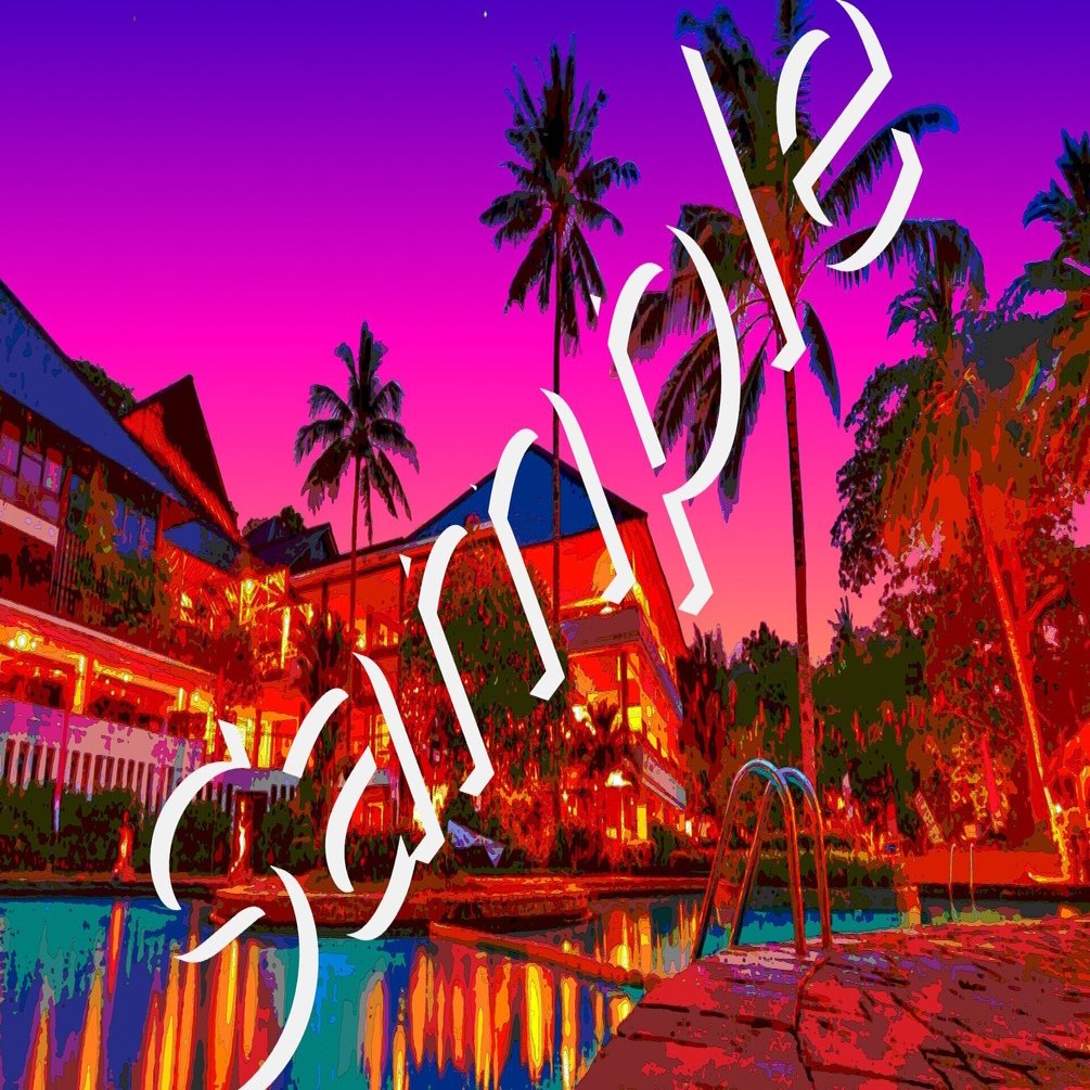 Pc スマホ用壁紙 夕暮れのリゾートホテル 作品no 134 Gallery Misutawo Note