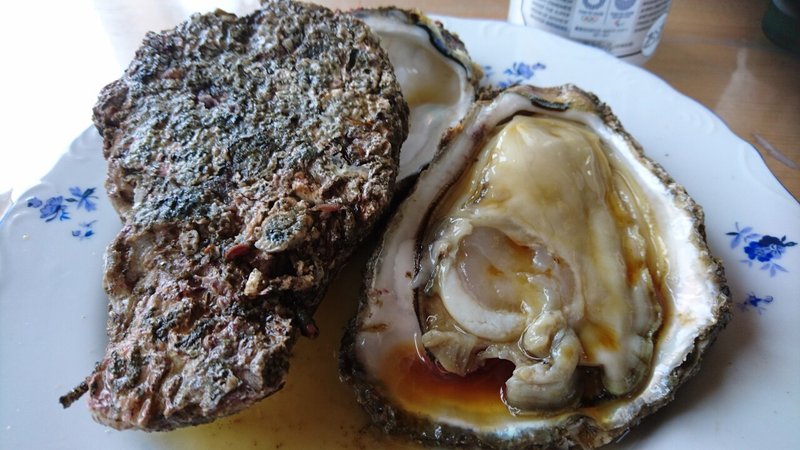 磯ガキ Shore Oyster 千葉県銚子市海鹿島町 石井干物店 刺身馬鹿一代 Sasimi Nerd Life Note