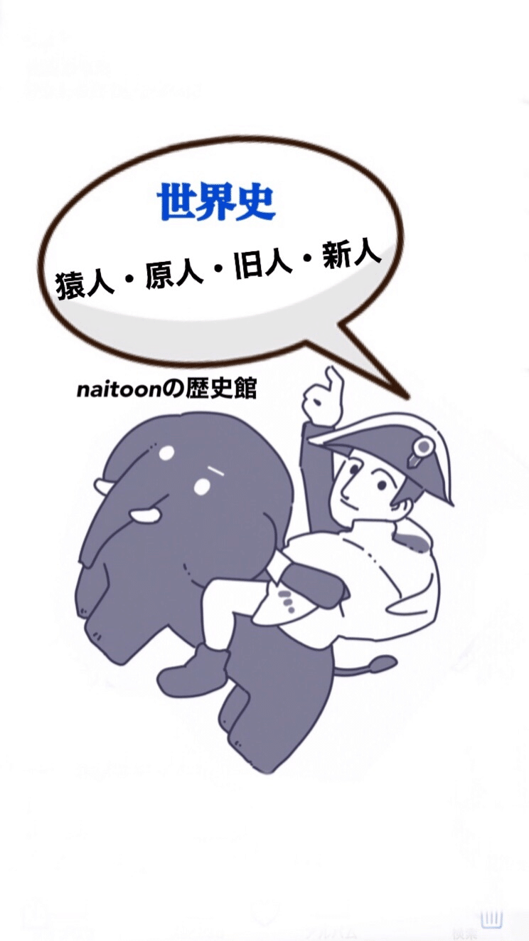 世界史 2 猿人 原人 旧人 新人 Naitoonの歴史観 フォロバ100 Note