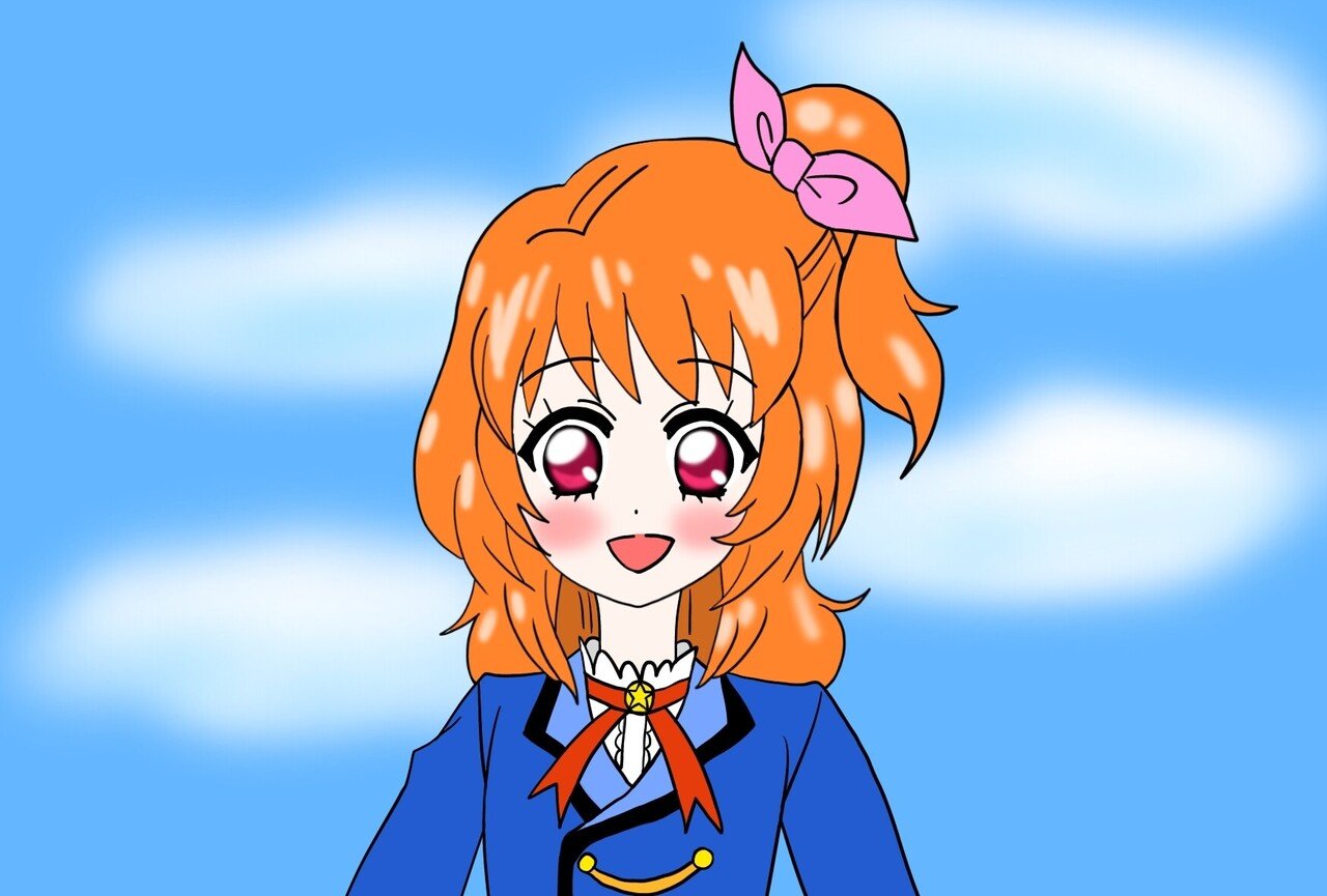 今日のイラスト アイカツの大空あかり｜絵描きの冒険者KATOSAN