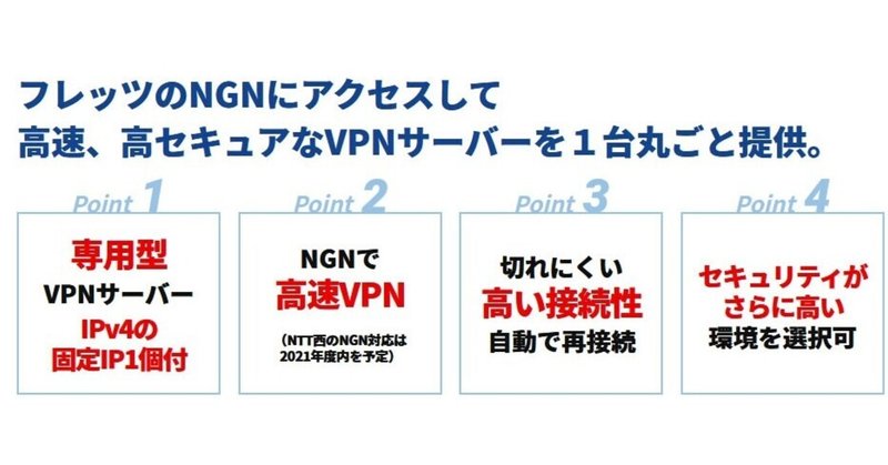 「グループ専用VPNサーバー+NGN」提供開始しました