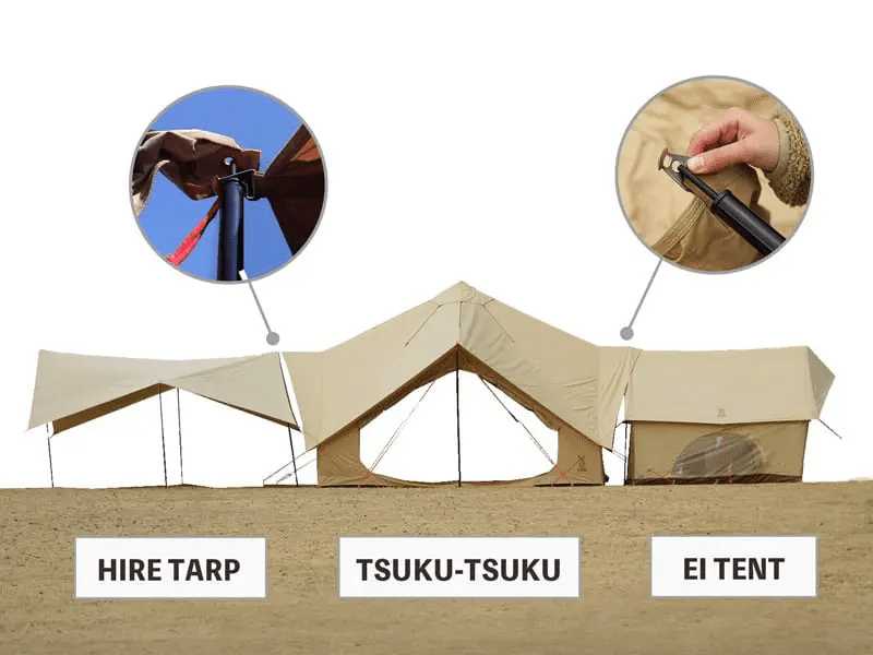 既存のテントやタープと、くっ「ツク」。DODの超自信作シェルター