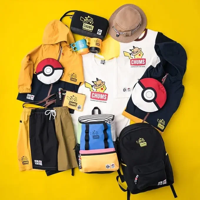 ピカチュウと一緒に外遊びを楽しもう♪CHUMS×ポケモン初のコラボ