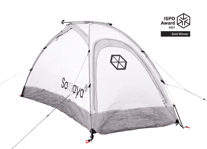 世界最大級のスポーツ見本市の Ispo Award 21 にて金賞を受賞した超軽量高性能テント Samaya Assaut2 Ultra Camploggear Note