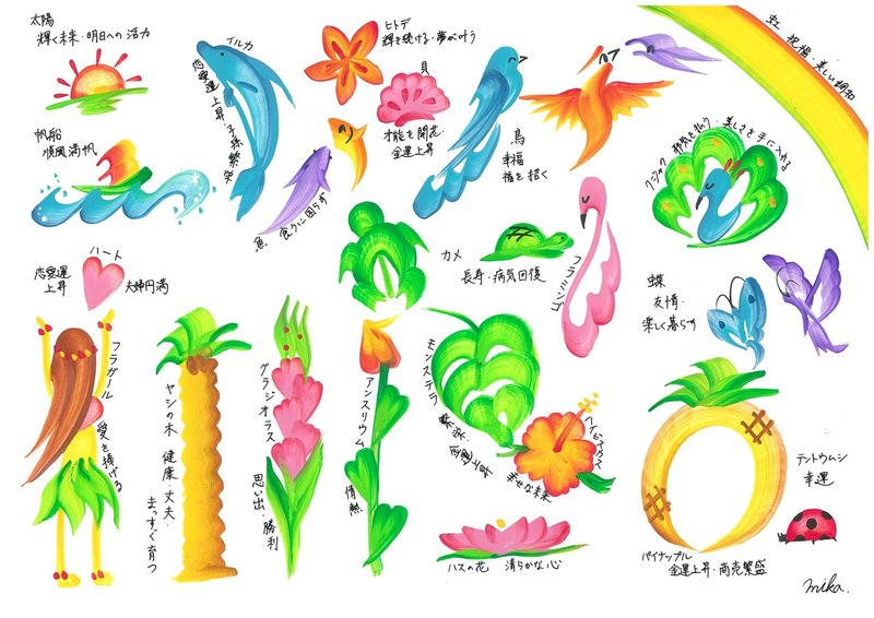 花文字とは 正木美香 Note