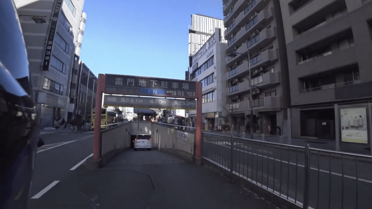 大型バイクが停められる都内駐輪場紹介 その46 台東区雷門地下駐車場 Tamao Motors Note