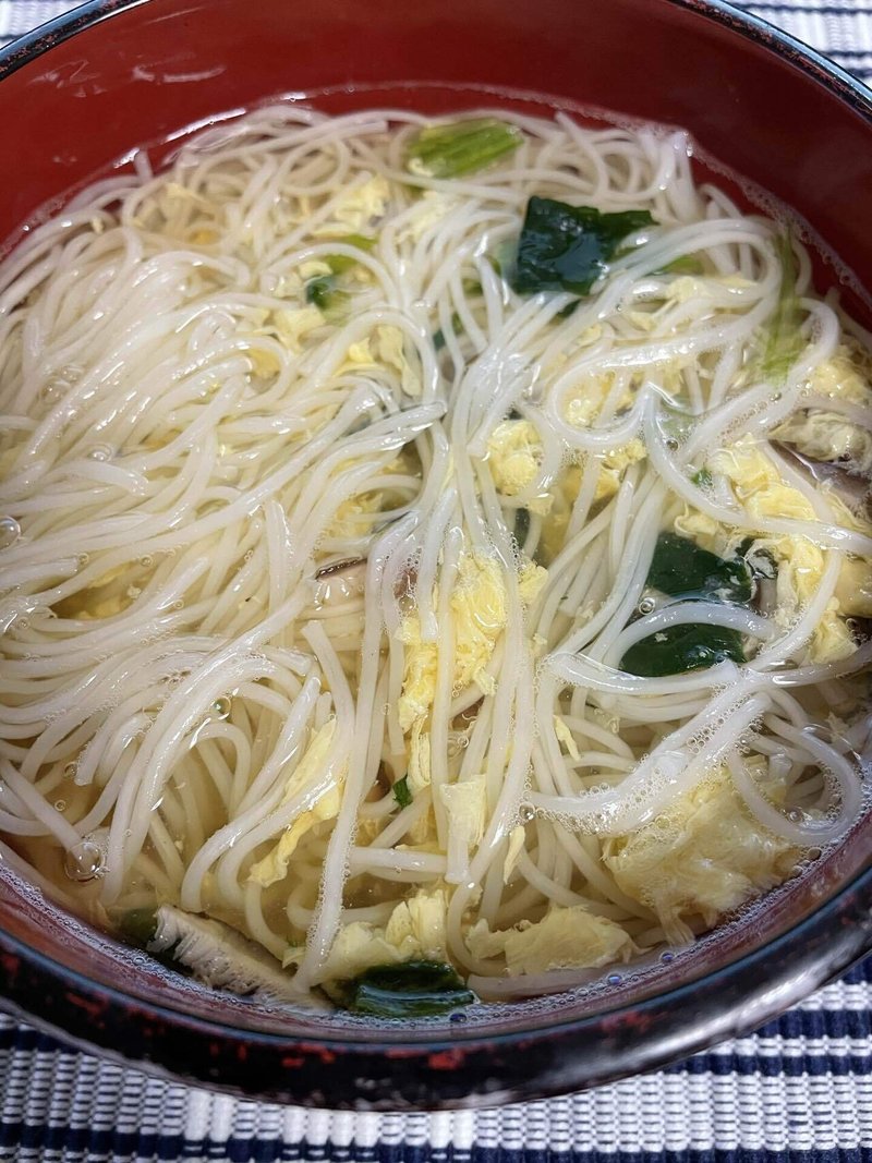 茅乃舎のにゅうめん Pecapee Note