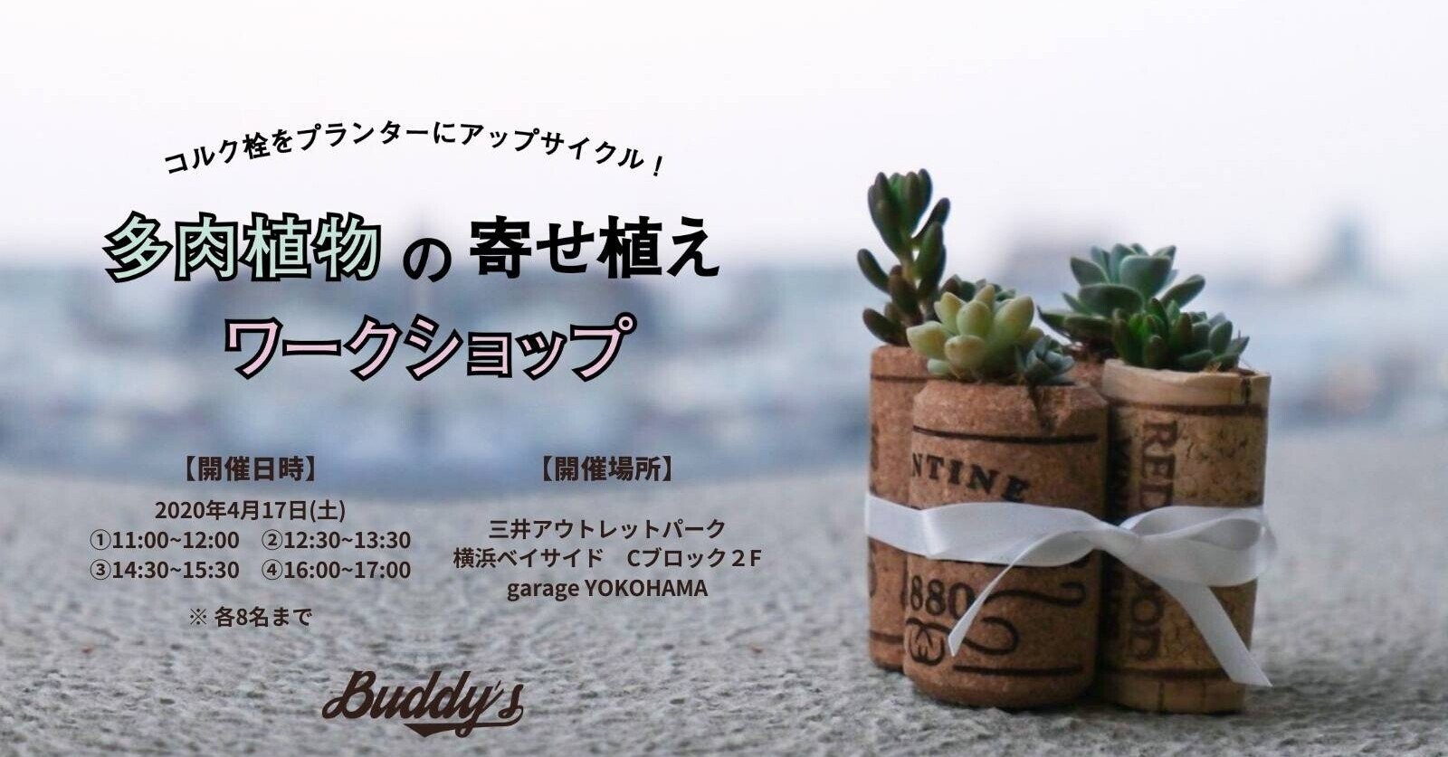 多肉植物の寄せ植えワークショップレポート Buddy S Note 多肉植物の寄せ植えワークショップレポート Buddy S Note