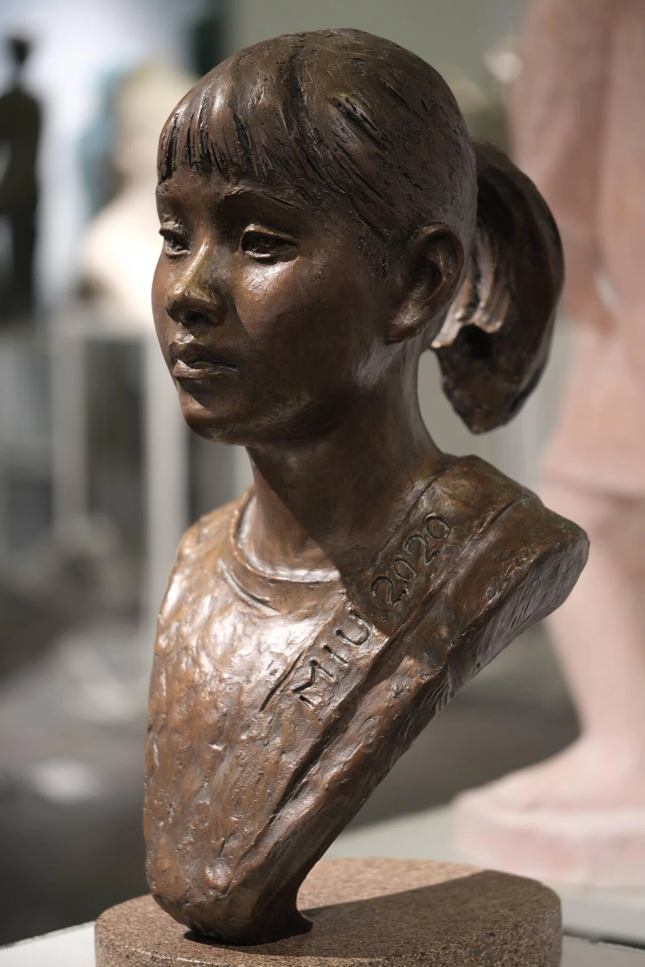 美術鑑賞 #日彫展 #その4 #頭像作品 #東京都美術館 #上野｜Mattaka