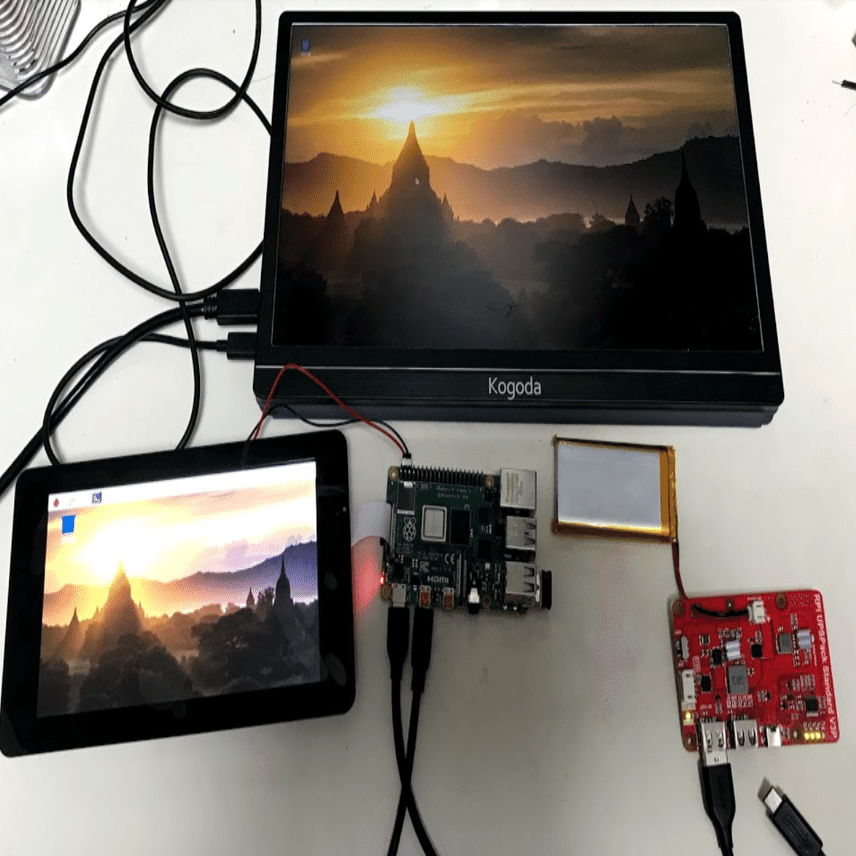 値下げ❗️リリパット255☆RASPBERRY RIPPLE RasPi4＋LiPoバッテリーで完全スタンドアロン化しちゃう！｜神楽坂らせん