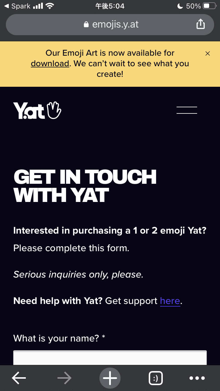 Yat 絵文字で構成された自分だけのリンクを作れるサービス よねはらりゅうへい Note Yat 絵文字で構成された自分だけのリンクを作れるサービス よねはらりゅうへい Note