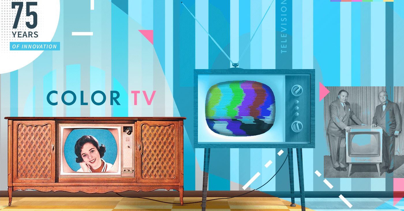 Sriの75年間のイノベーションについて カラーテレビ 既存の白黒テレビ との互換性を確保するため 1953年に採用された第２のntsc規格は00年まで存続 Sriインターナショナル 日本