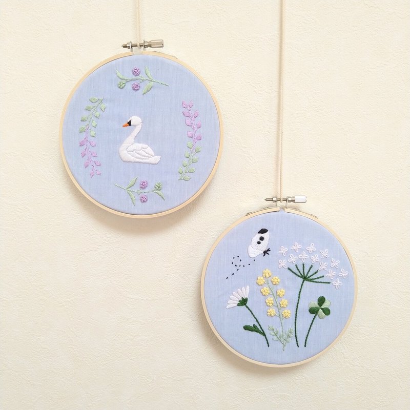 てんとう虫とクローバーの刺繍枠キットを作ろう ステップ12 完成と仕上げ Apostrophe S 刺繍雑貨作家 Note