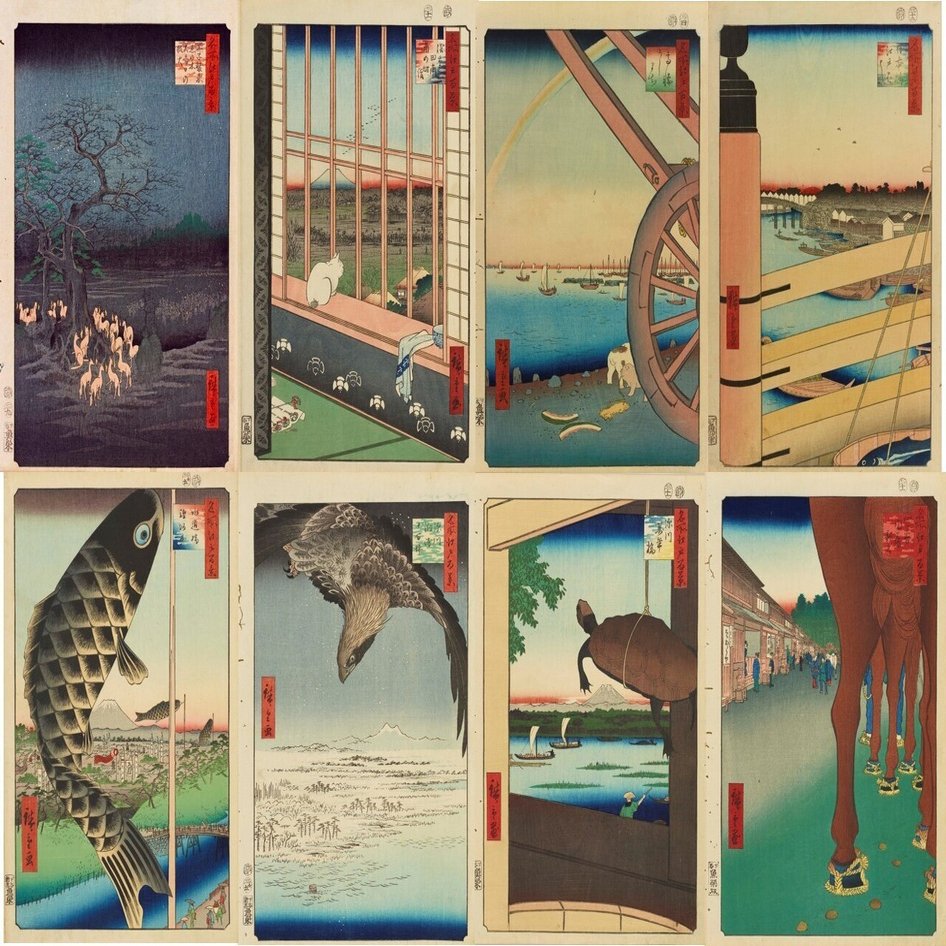 オンライン展覧会 浮世絵動物園ー歌川広重 名所江戸百景 太田記念美術館