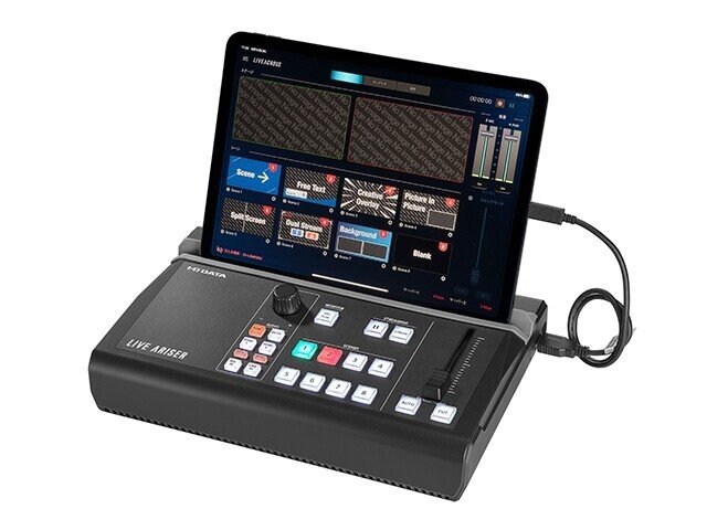 IODATA - LIVE ARISER GV-LSMIXER/I ライブ配信 クリエイター必見⭐ GV-LSMIXER/I | 4Kパススルー対応 iPad連動型ストリーミングBOX