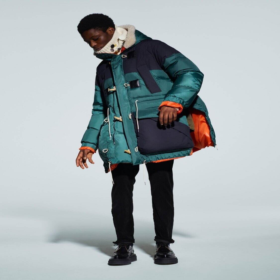 国内在庫】 kolor カラー ブルゾン 22ss 新作 sacai ミリタリー