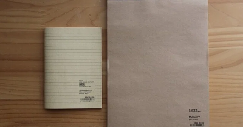 無印良品で買ってよかった文房具２つ 雑記帳 らくがき帳 たみ Note