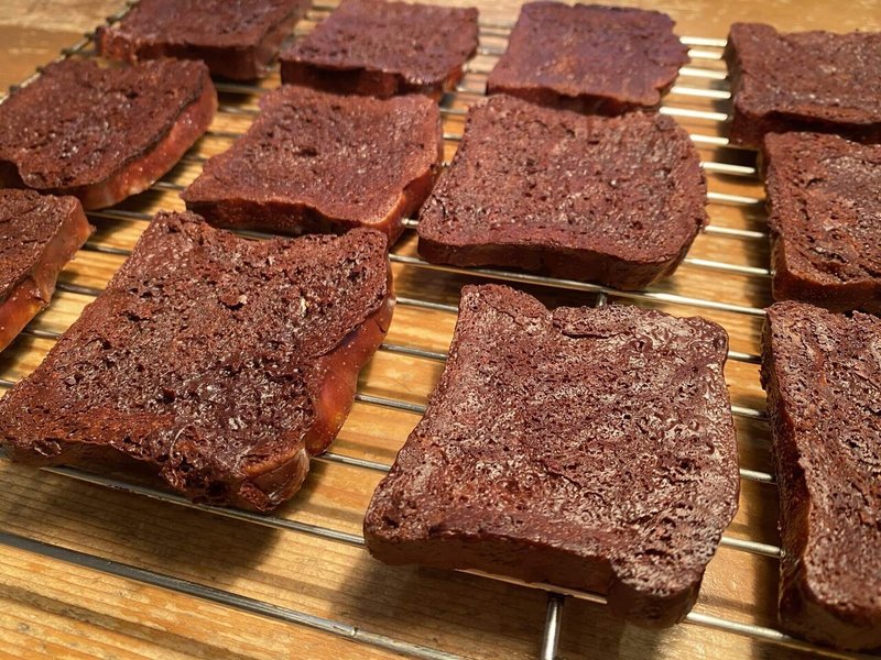 米粉食パンで しみチョコラスク Yuco Note