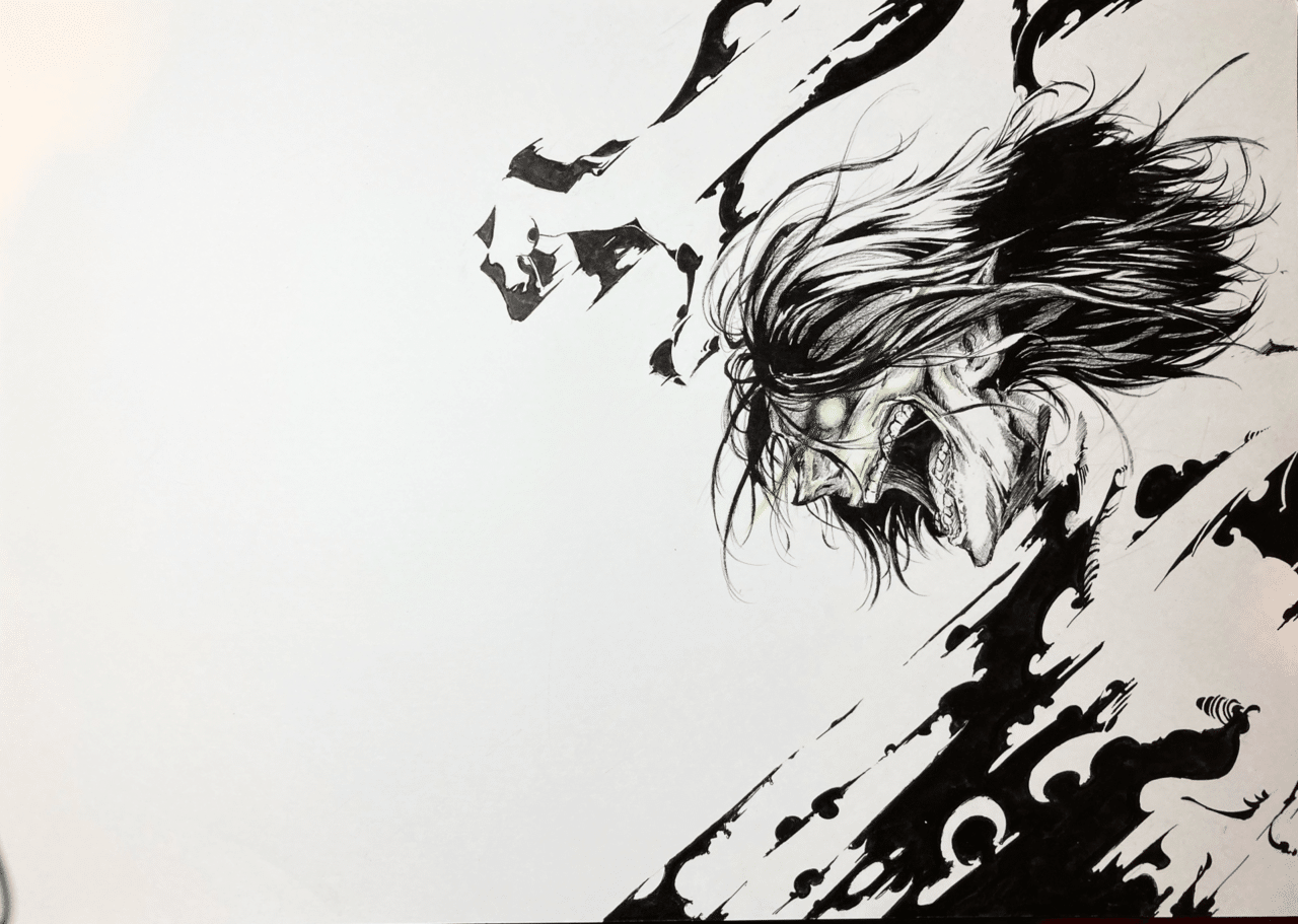 進撃の巨人エレン描いてみた 麻呂 Note 進撃の巨人エレン描いてみた 麻呂 Note