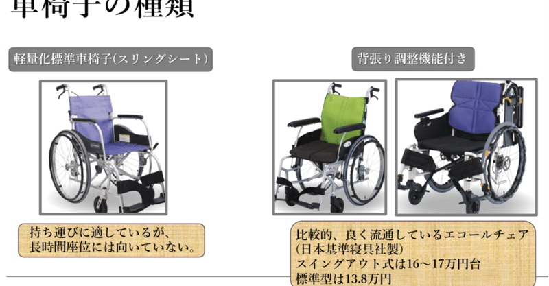 シーティング 第7回 《車椅子の種類およびその特徴》