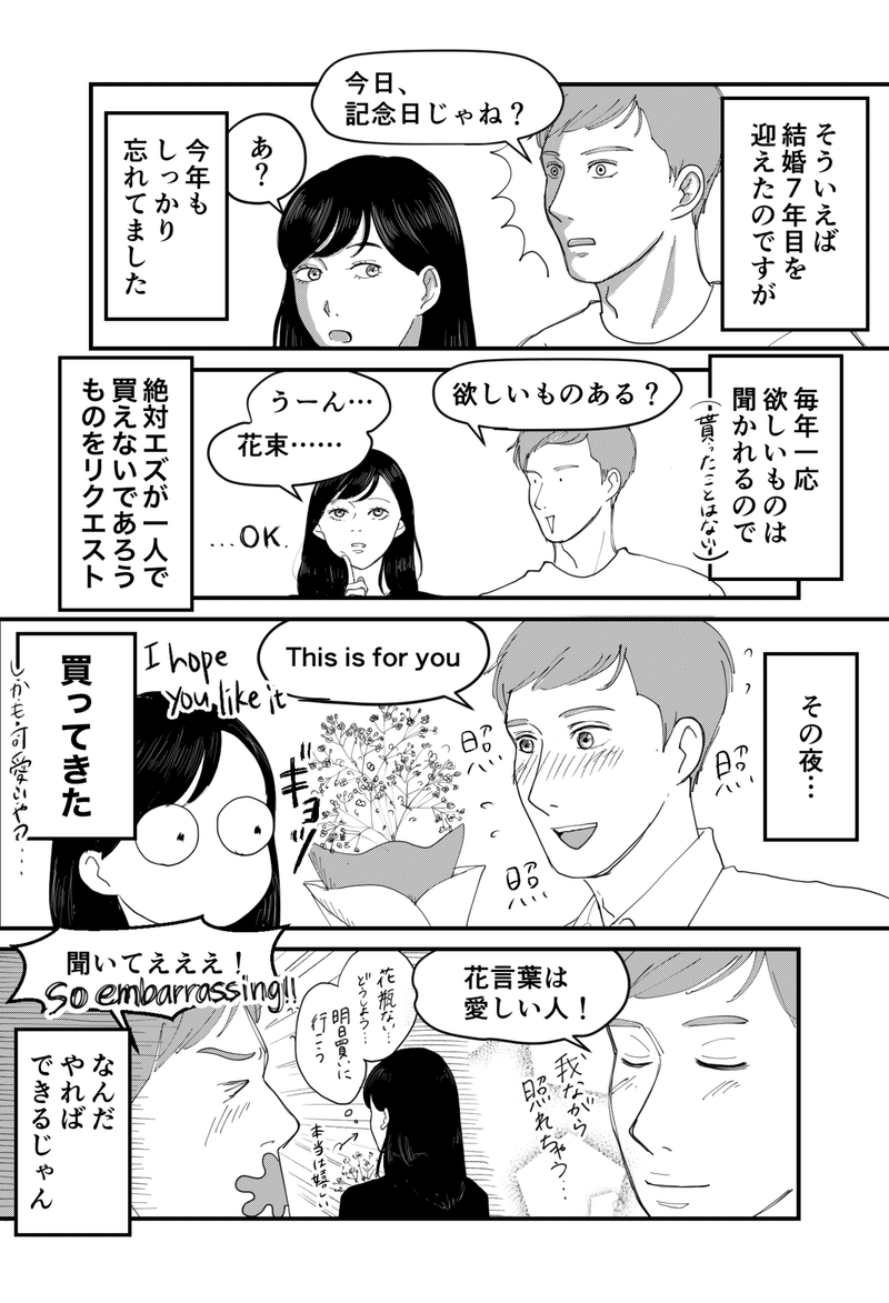 結婚生活６年 一度もプレゼントをもらったことがない 蒼井アオ イラストレーター 漫画家 Note