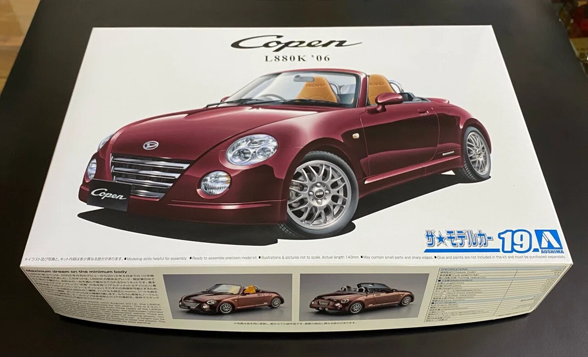 🚙DAIHATSU COPEN - Making a plastic model to match my car's color