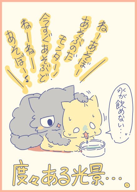 メシ待ちモンタ イラスト 猫イラスト ねこれとろ Note