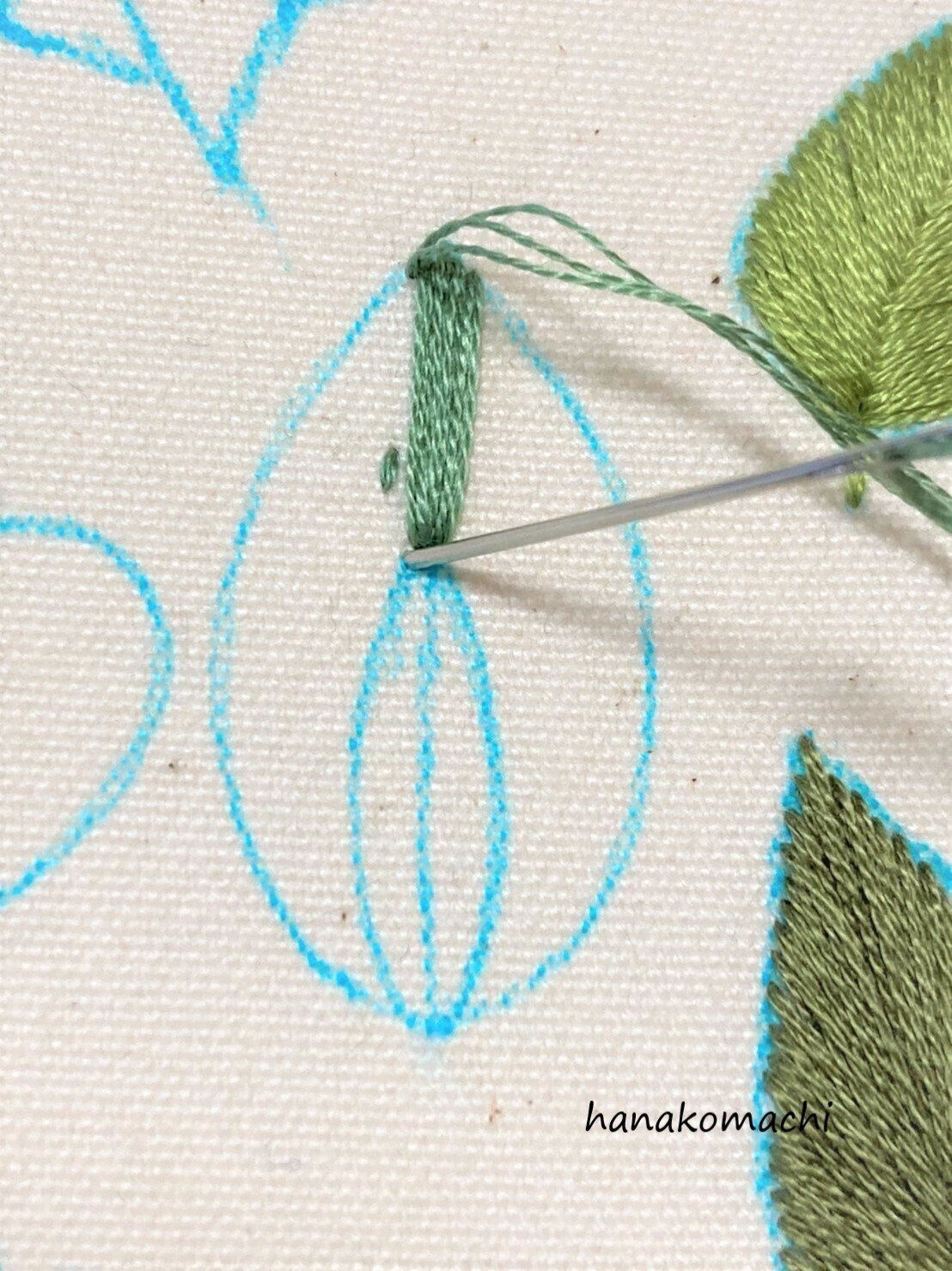 刺繍図案付き 葉っぱつめあわせ制作過程 はなこまち 刺繍作家 Note 刺繍図案付き 葉っぱつめあわせ制作過程 はなこまち 刺繍作家 Note