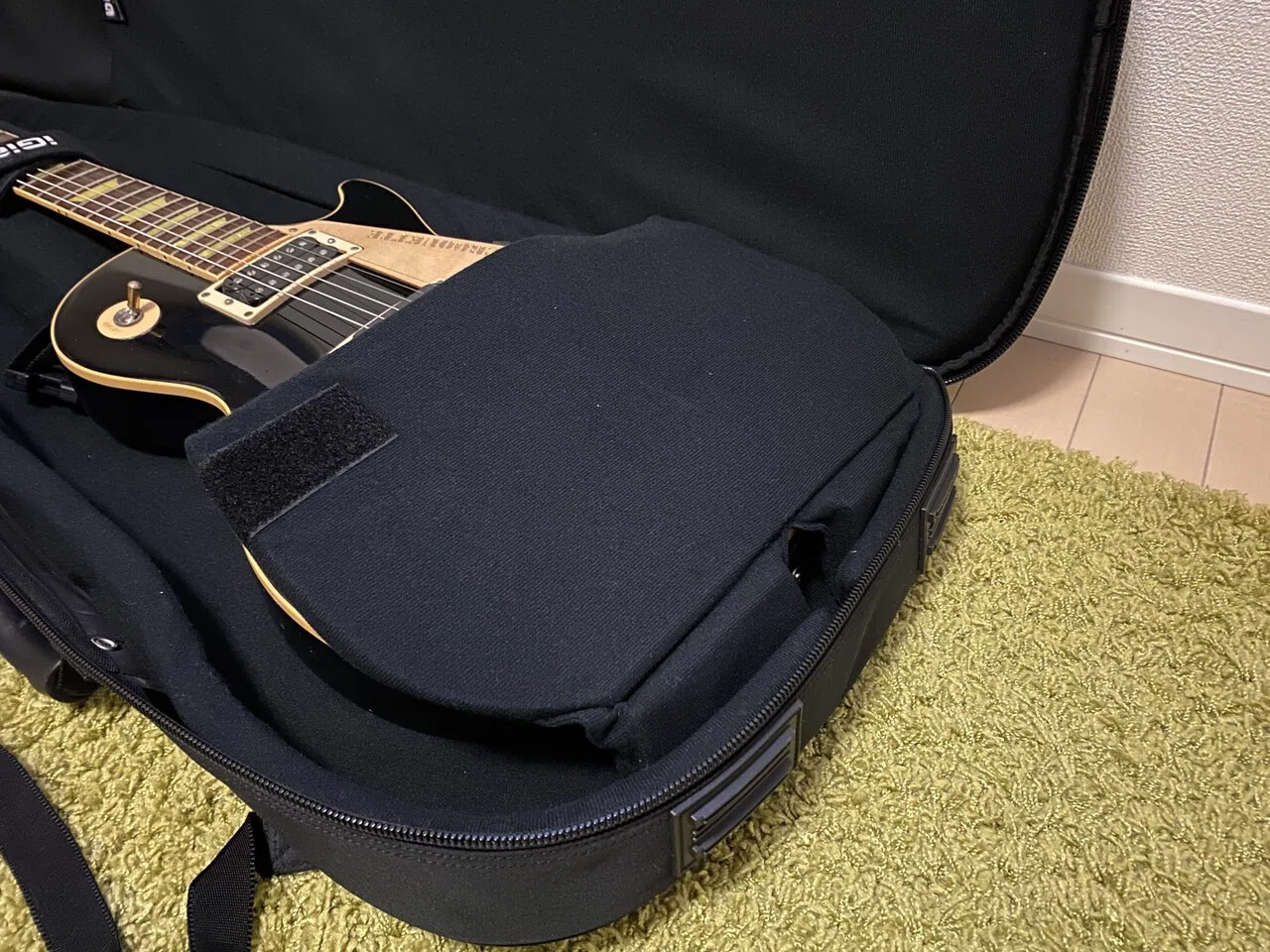 Igig アイギグ ギターソフトケース ブラック レインカバー付き Igig アイギグ ギターソフトケース ブラック レインカバー付き