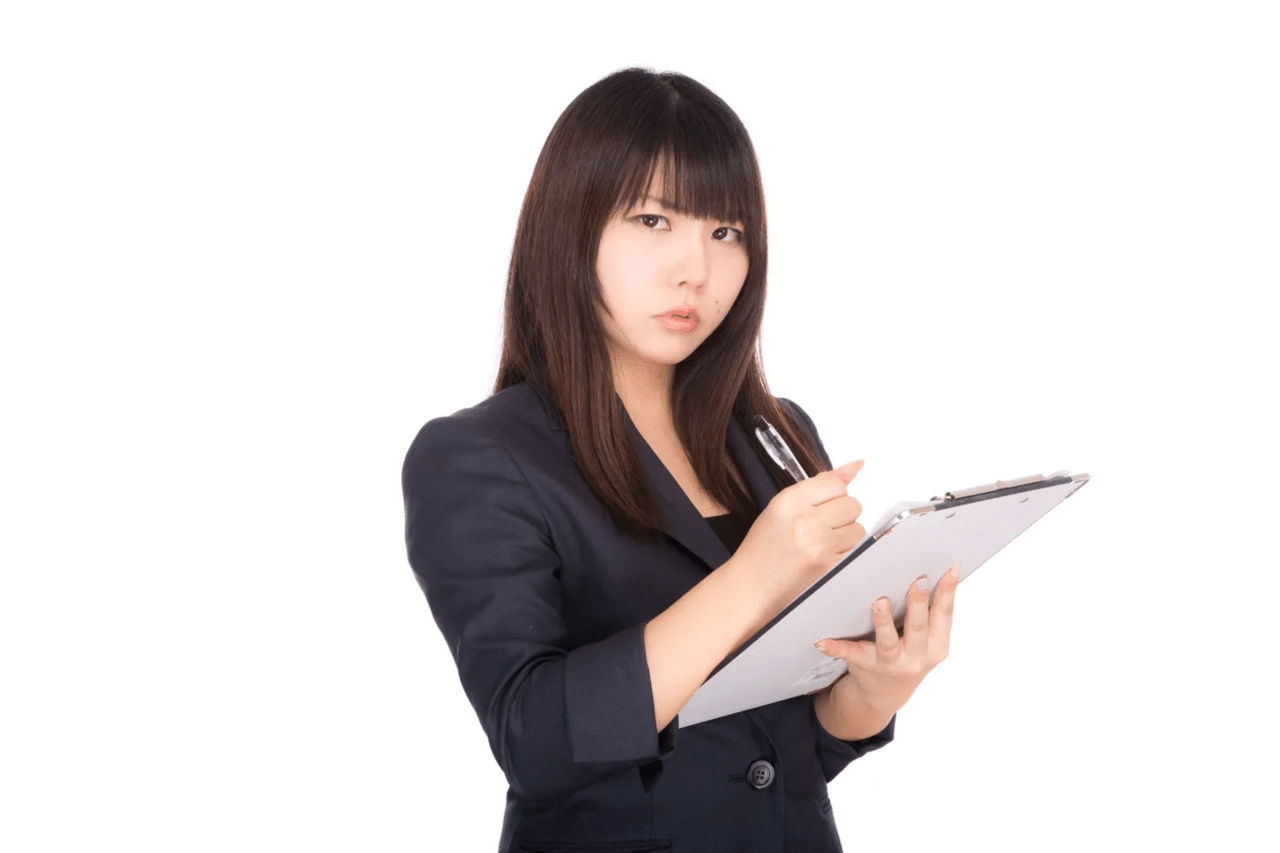 女性 チェック