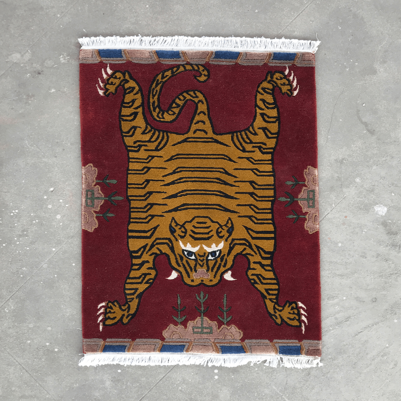 水洗い編】チベタンタイガーラグを洗ってみた。 【ネパール産・本物