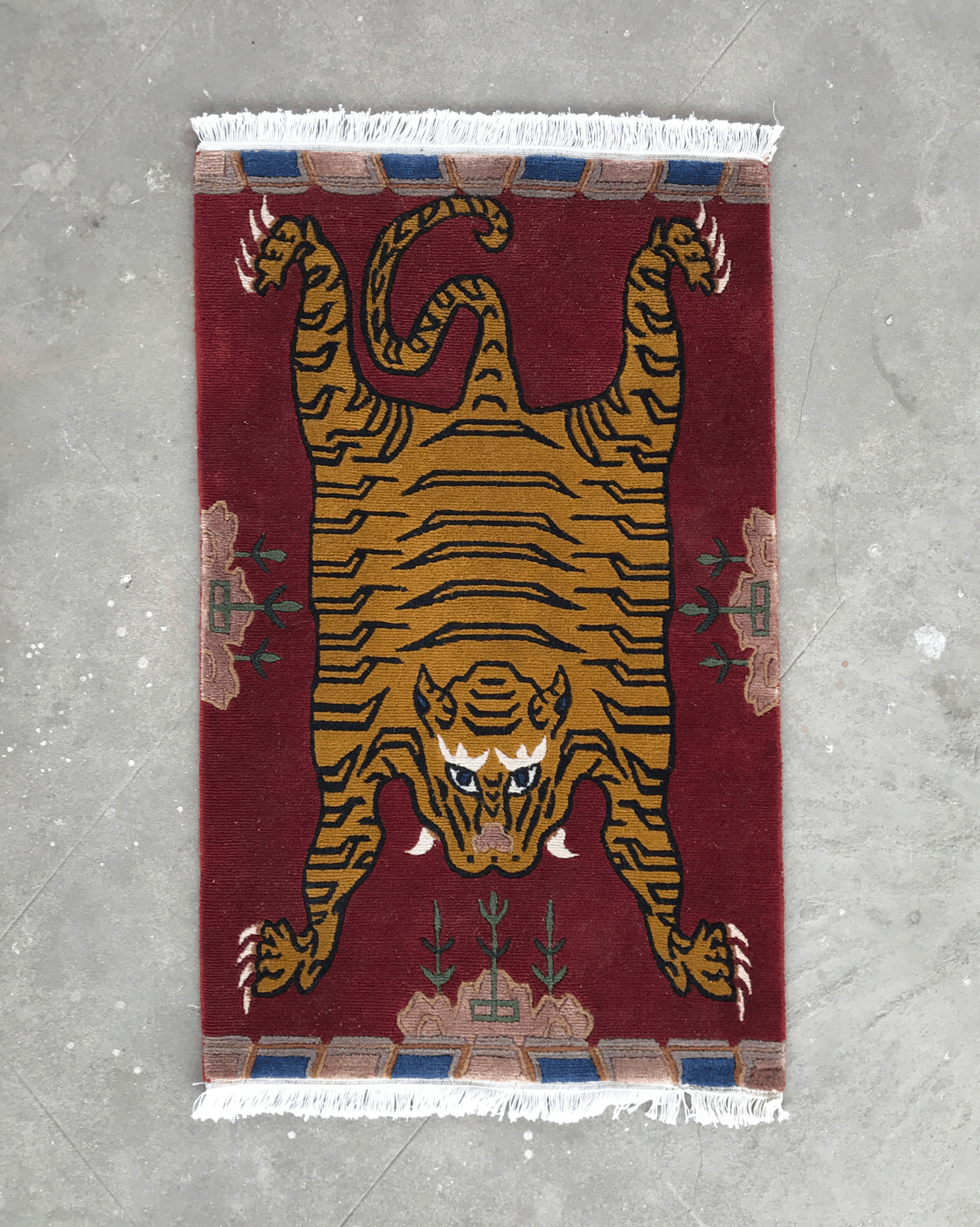 水洗い編】チベタンタイガーラグを洗ってみた。 【ネパール産・本物