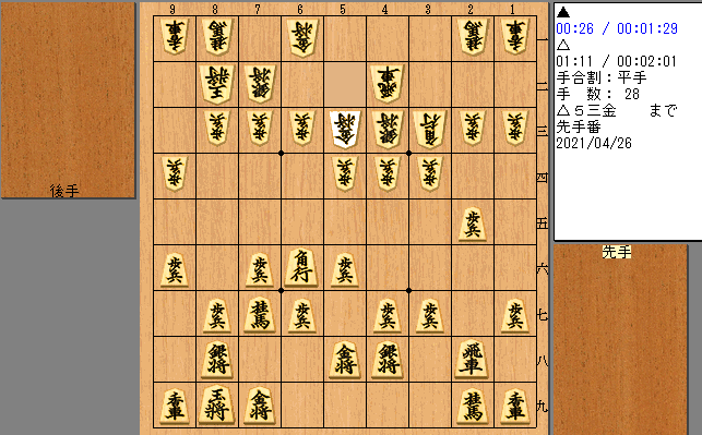 新規棋譜28手