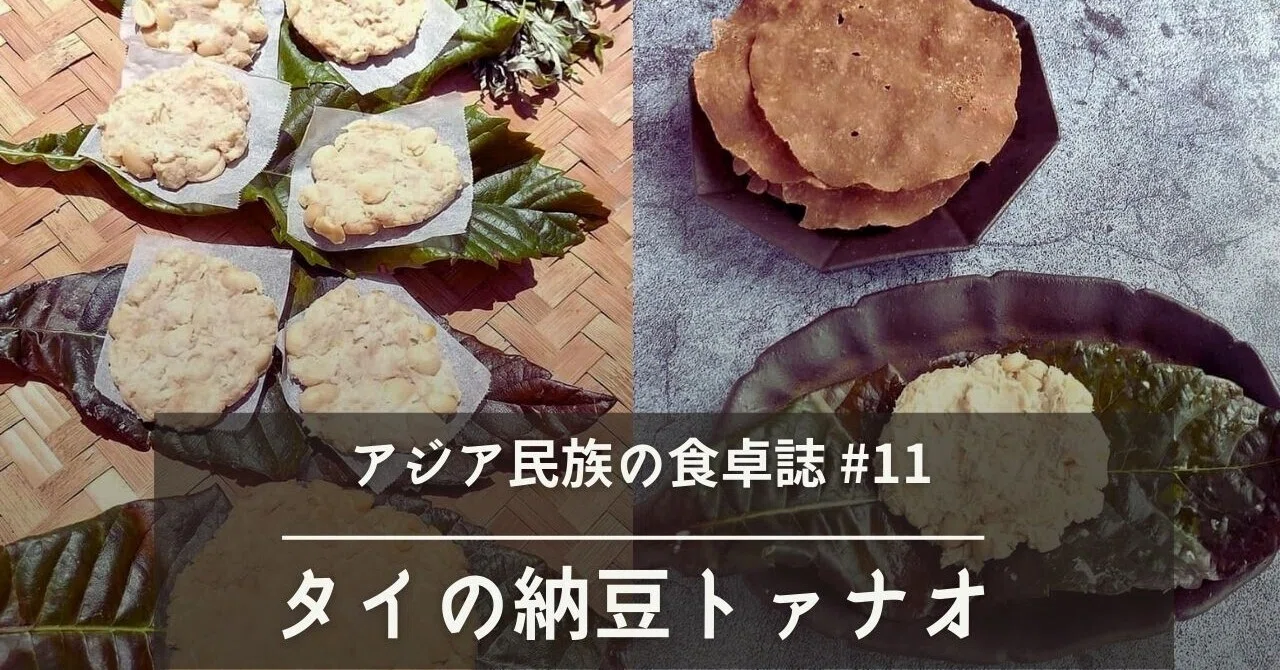 アジア民族の食卓誌 #11 タイの納豆トァナオ作り｜民族植物と食の実験室 | 里山文庫@奈良