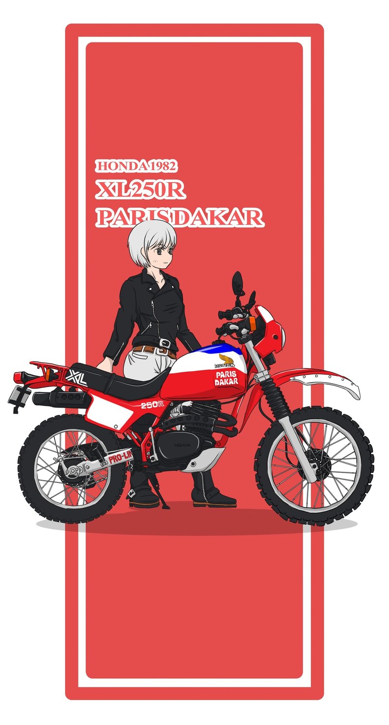 東京 京都 ラリーレイド Honda Xl250r パリダカール 有坂いやちこ Note