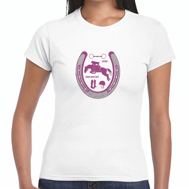 GILDAN ジャパンフィットTシャツ（レディース）white