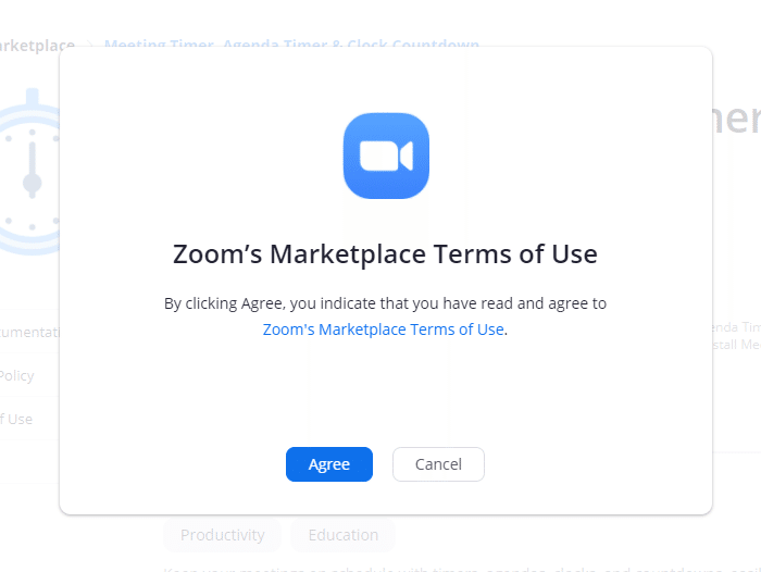 Zoomでタイマーを表示する Meeting Timer, Agenda Timer & Clock Countdown｜goodsun（a03）