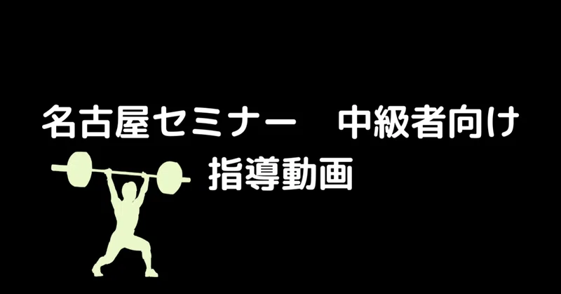 名古屋セミナー中級編の指導動画公開 クリーン編 やましろ しょうや Note